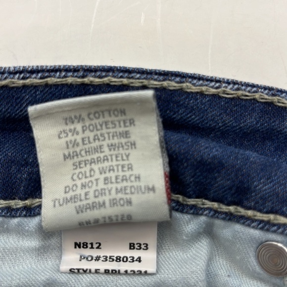 BKE Denim Sabrina Low Rise Straight Size 28R - Picture 13 of 16